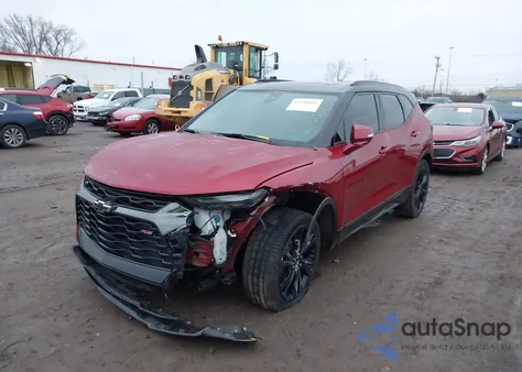 2019 Chevrolet Blazer Rs из США, поврежденный, VIN 3GNKBJRSXKS657162